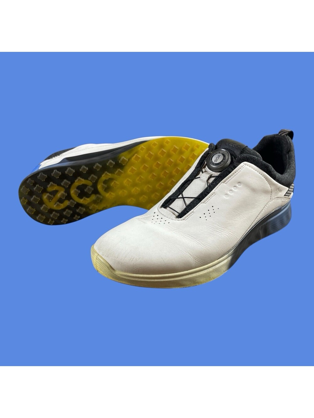 ECCO S-Three Spikeless Goretex BOA Golf Shoes Men's 12 Wide Pro Performance